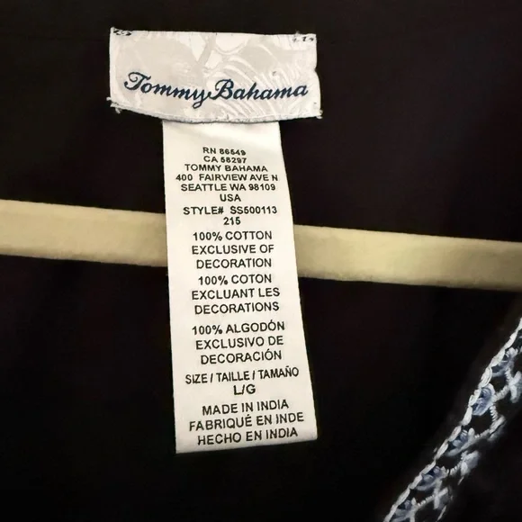 Tommy Bahama Jacquard Tiered Dress with Tassel Trim & Bell Sleeves - Picture 5 of 8